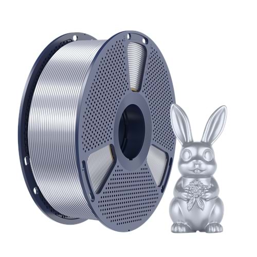 Sunlu Silk PLA+ Filament Gümüş - 1kg 1.75mm
