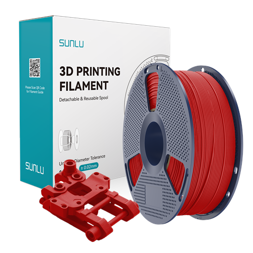Sunlu ABS Filament Kırmızı - 1 kg 1.75mm
