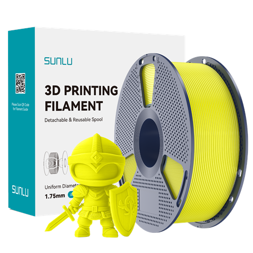 Sunlu PLA+ 2.0 Filament Sarı - 1kg 1.75mm