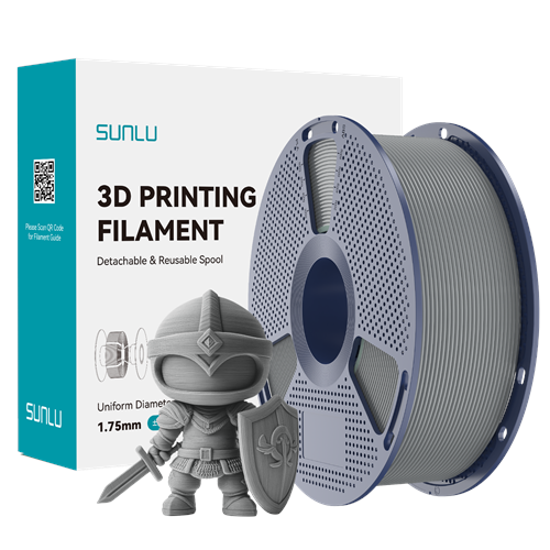 Sunlu PLA+ 2.0 Filament Gri - 1kg 1.75mm