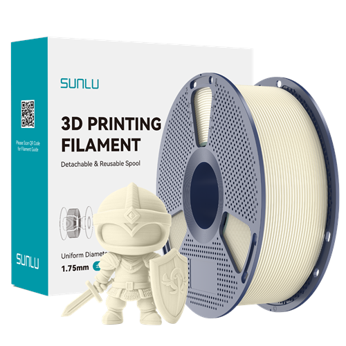 Sunlu PLA+ 2.0 Filament Kemik Beyaz - 1kg 1.75mm