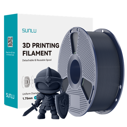 Sunlu PLA+ 2.0 Filament Gece Yarısı - 1kg 1.75mm