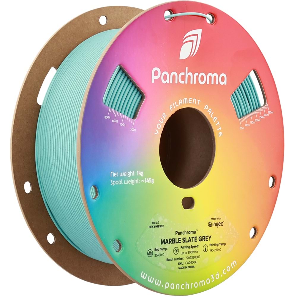 Panchroma PLA Marble Filament Arduvaz Gri