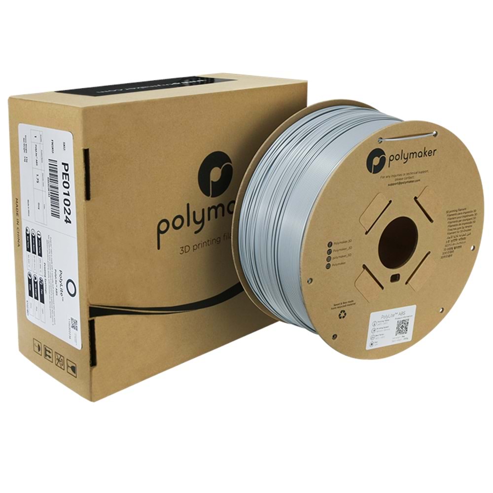 PolyLite ABS Filament Gri 3 KG