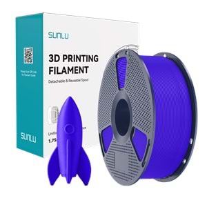 Sunlu Yüksek Hızlı PLA Filament Mavi – 1kg 1.75mm